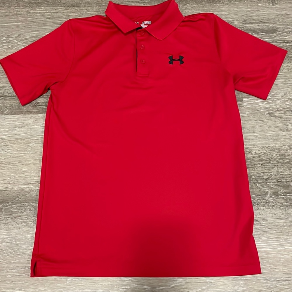Like 🆕 Under Armour Youth Polo in Red